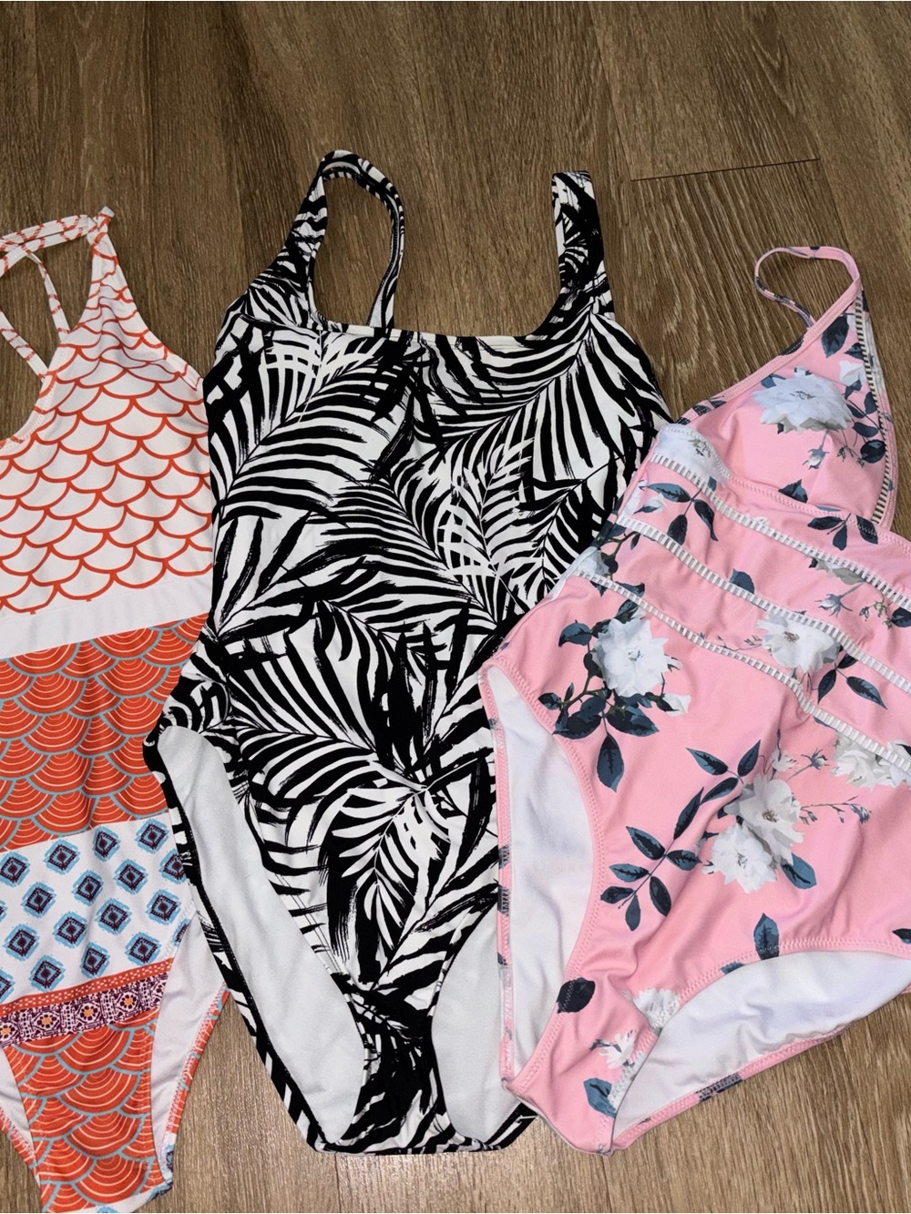 Women’s Swimsuit Bundle M Tropical Floral Beachsissi Ocean Pacific 3 Pc A81